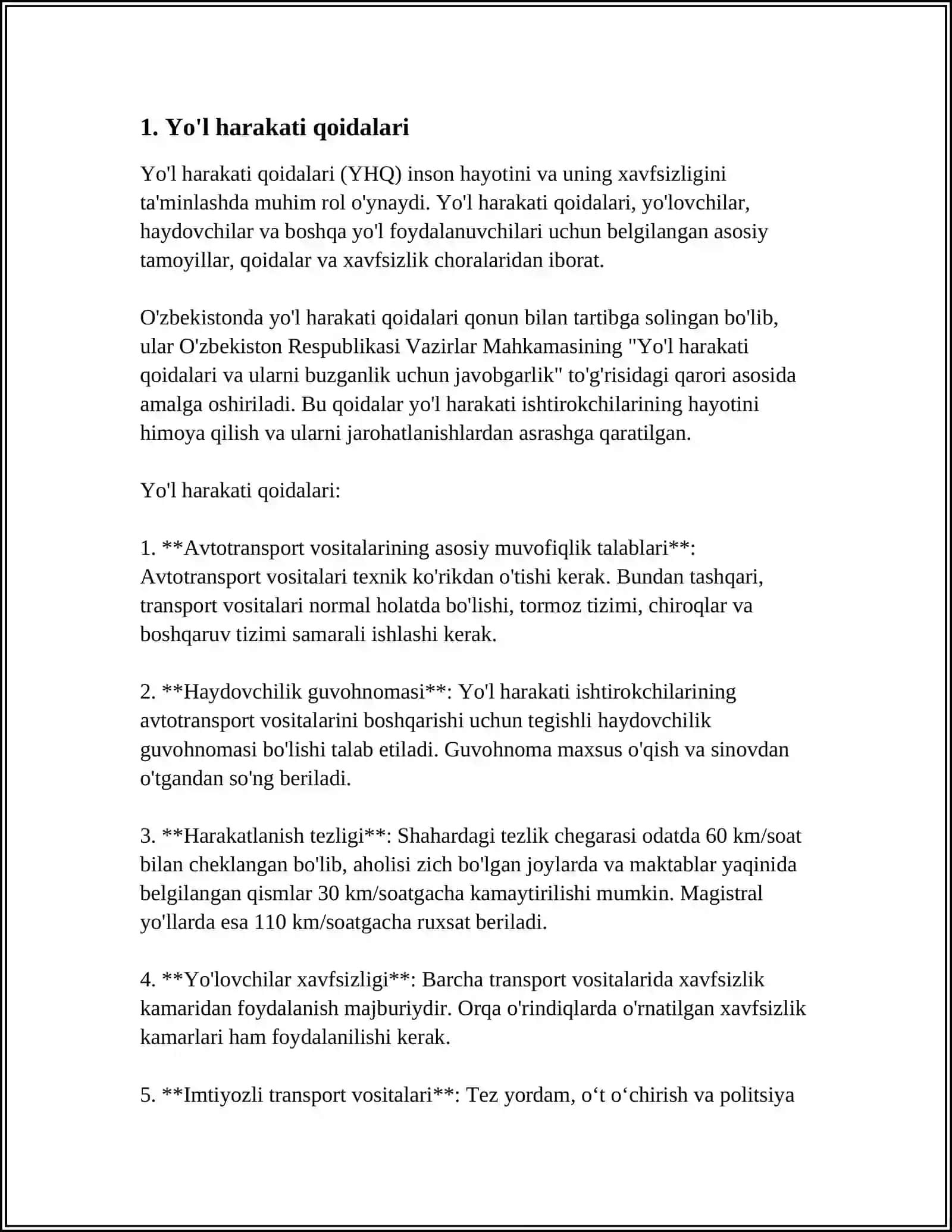 CHOLLIY YOLLARDA HARAKATLANISH TARTIBI 3