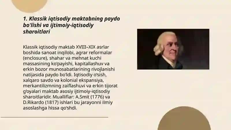 Adam Smit va David Rikardoning iqtisodiy ta'limotlari 3