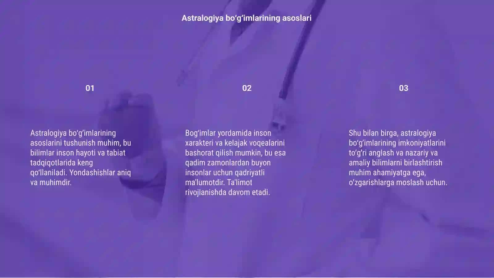 Astralogiya boʻgʼimlar haqida taʼlimot 3