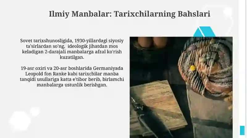 Ilmiy Manbalar: Tarixchilarning Bahslari 3
