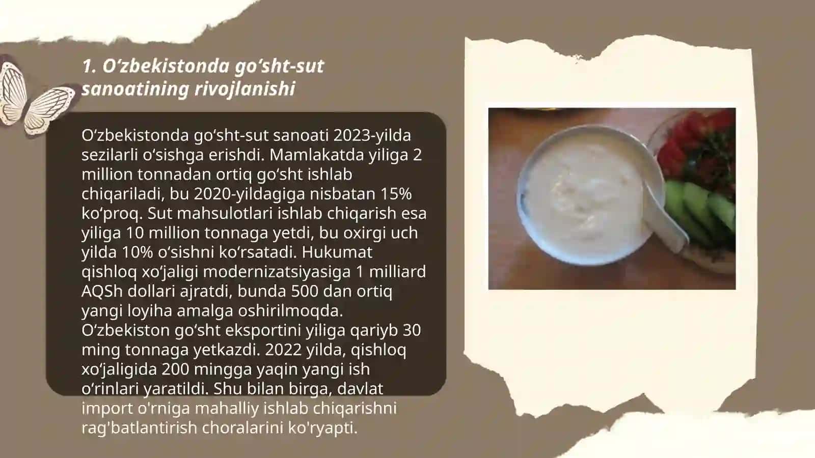 Oʻzbekistonda goʻsht sut sanoati 3