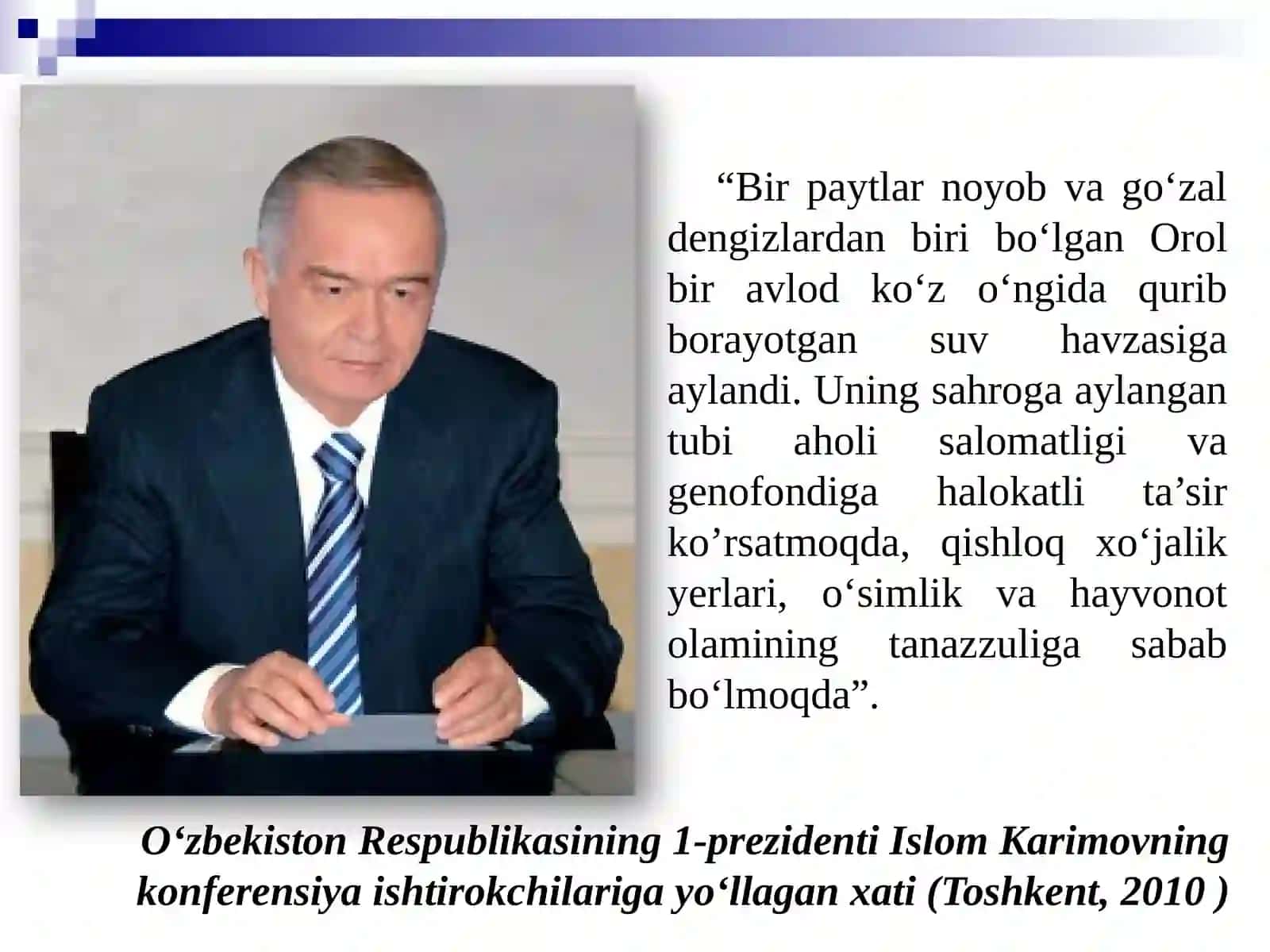 OROL BO‘YI HUDUDIDAGI EKOLOGIK MUAMMOLAR 3