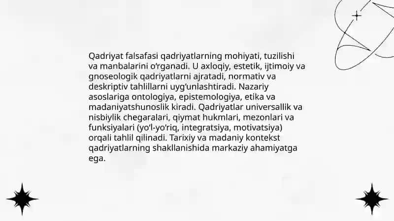 Qadriyat falsafasi 3