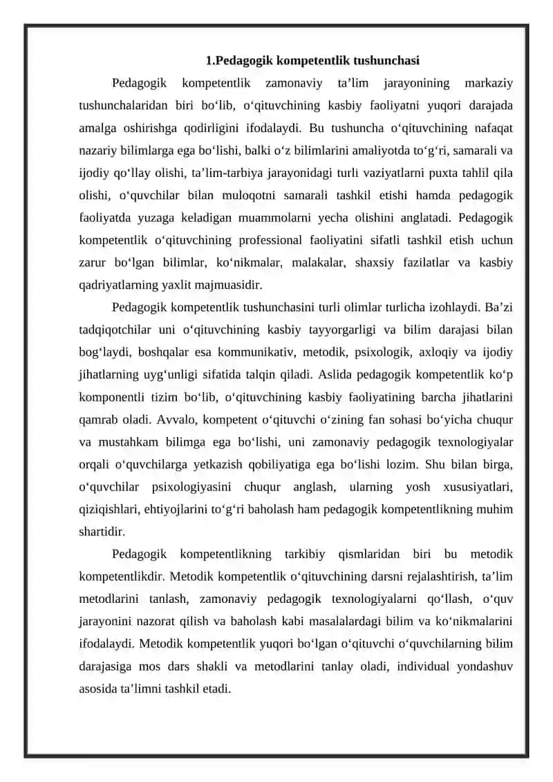 Pedagogik kompetentlik va kreativlik 3