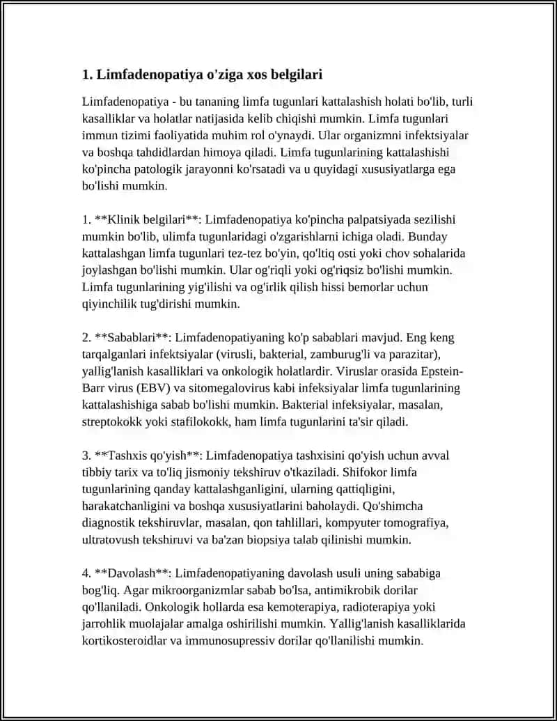 LIMFADENOPATIYA 3