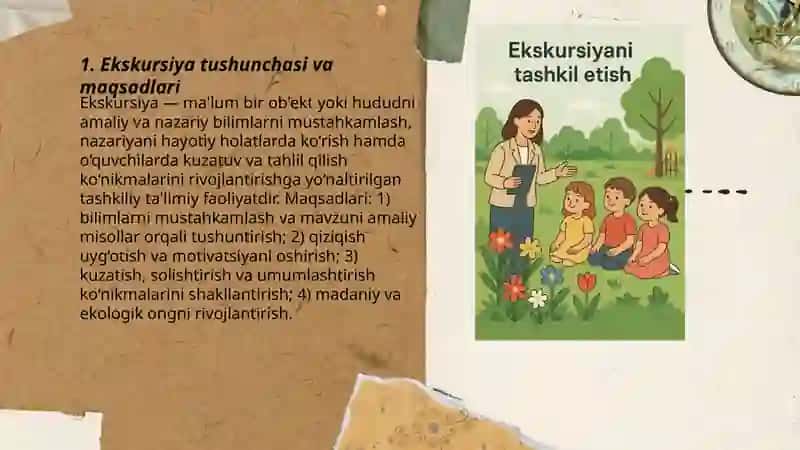 Ekskursiya va uni tashkil etish 3