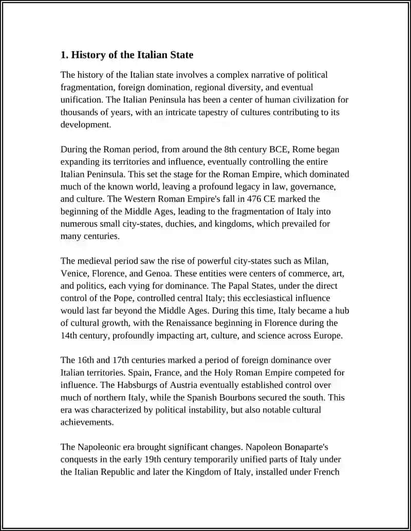 History of the Italian State 3
