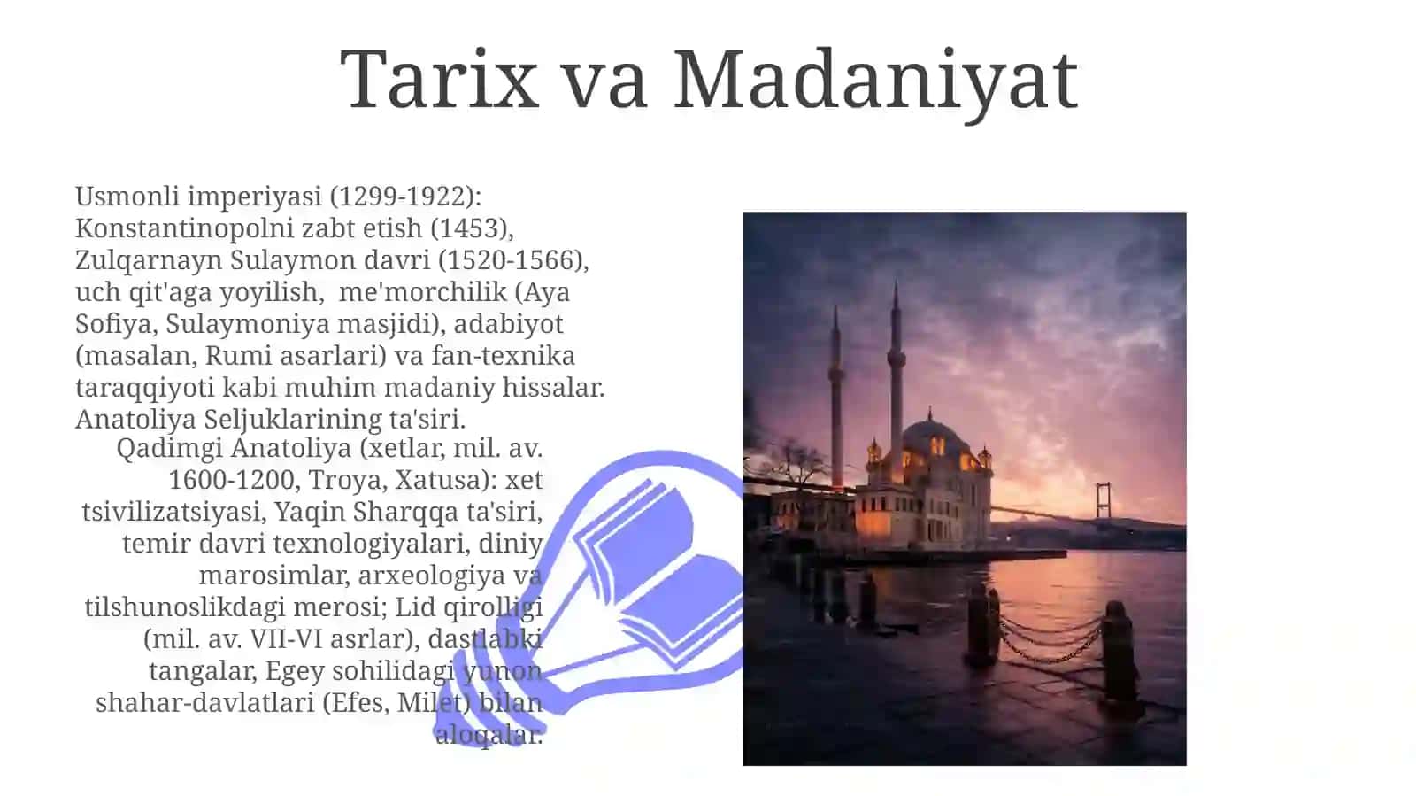 Tarix va Madaniyat 3