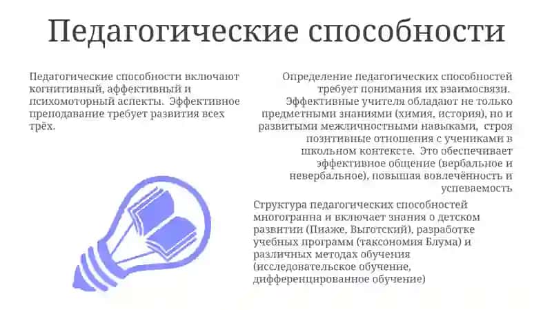 Оценка и развитие педагогических способностей 3