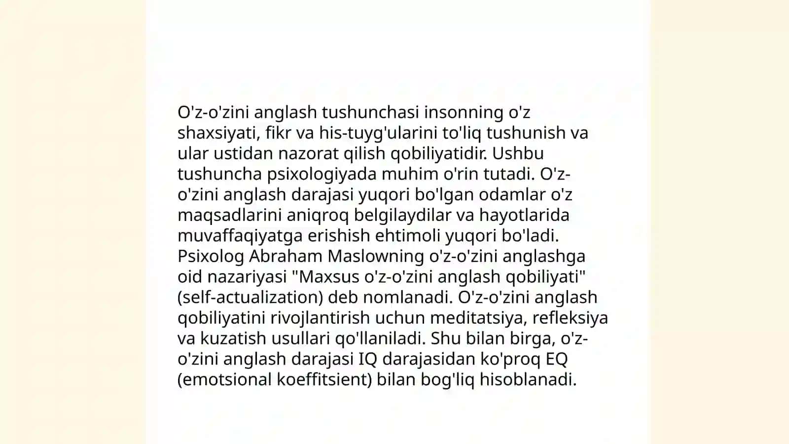 O'z-o'zini anglashning rivojlanishi va 3 yosh inqirozi 3