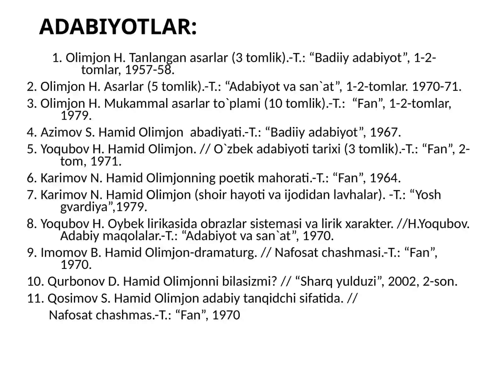 Olimjon H. Tanlangan asarlar (3 tomlik) 3