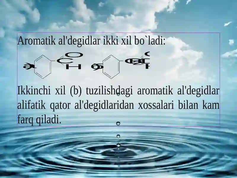 Aromatikal degidvaketonlar 3