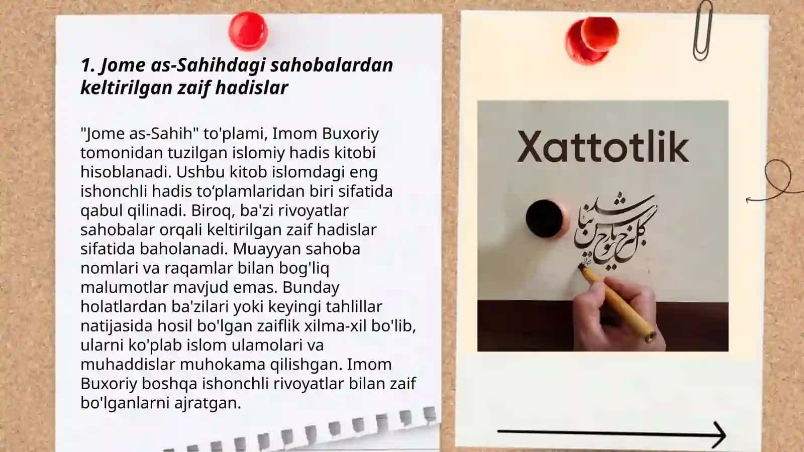 Jome as-Sahihdagi sahobalardan keltirilgan zaif hadislar 3