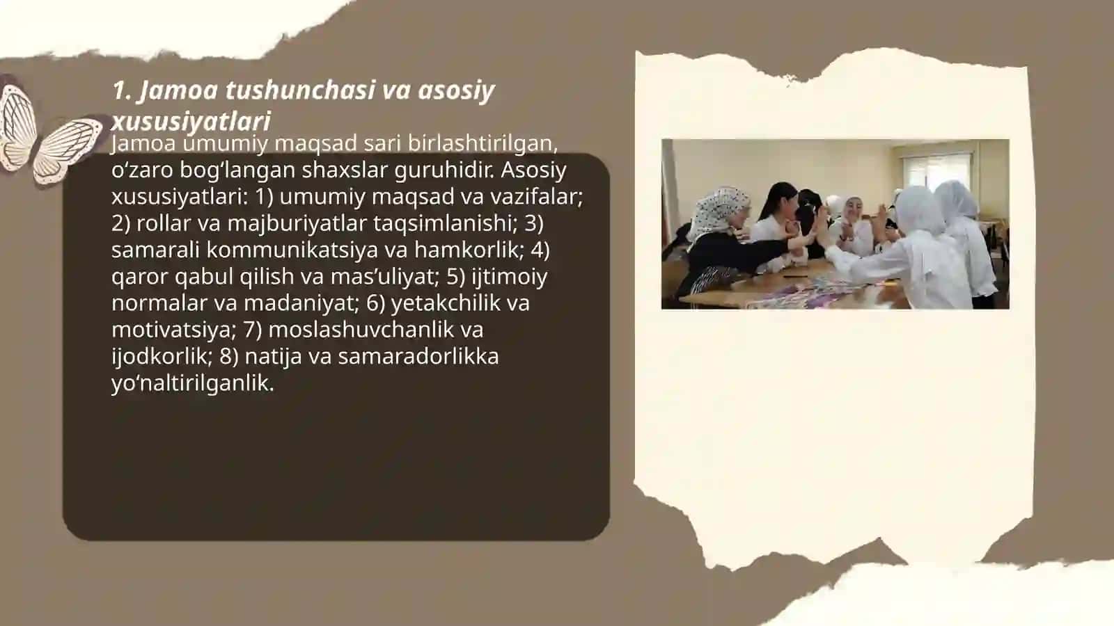 Jamoa haqida umumiy tushuncha 3