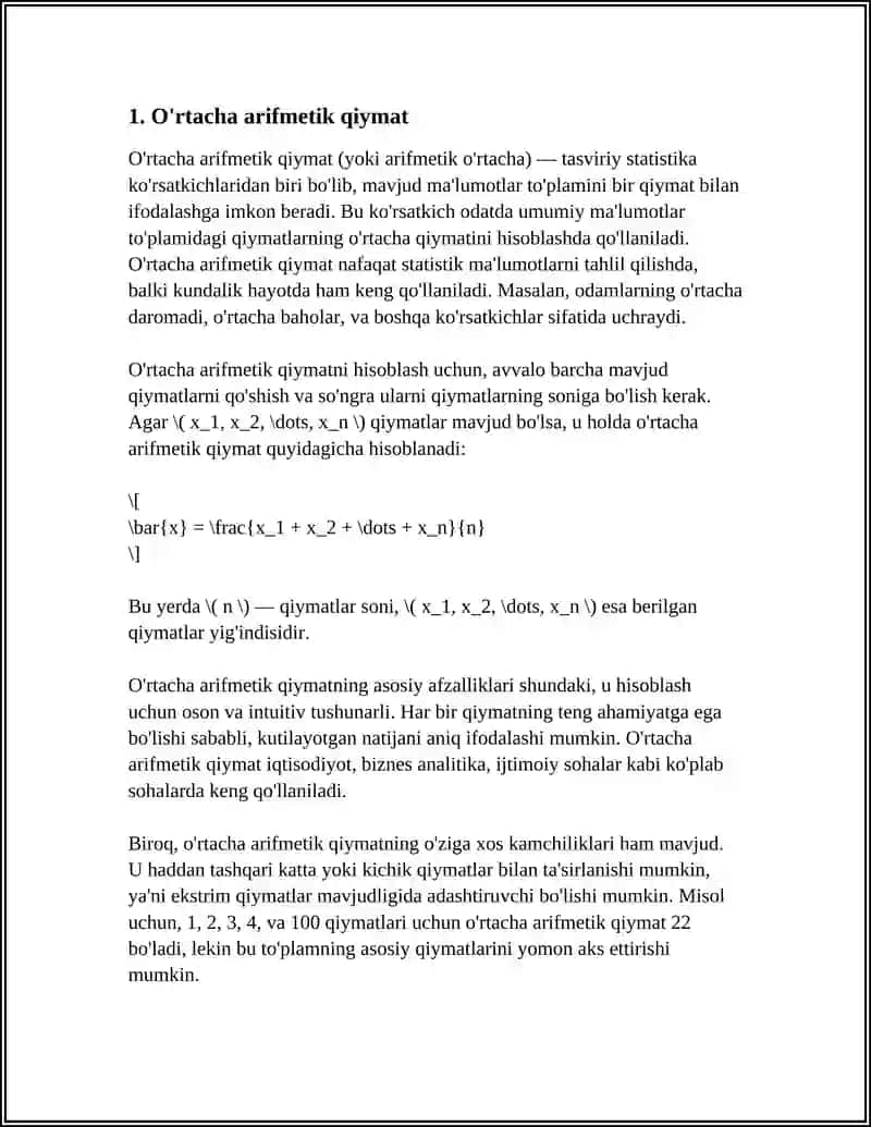 TASVIRIY STATISTIKA KOʻRSATKICHLARI 3