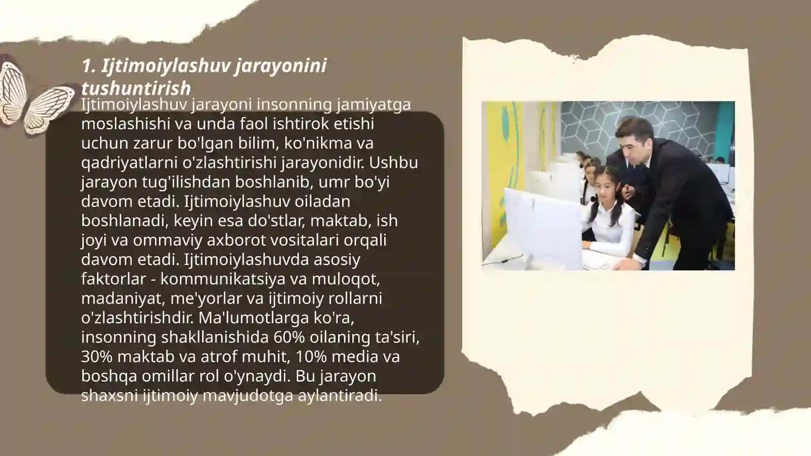 Ijtimoiylashuv ijtimoiy pedagogik jarayon 3
