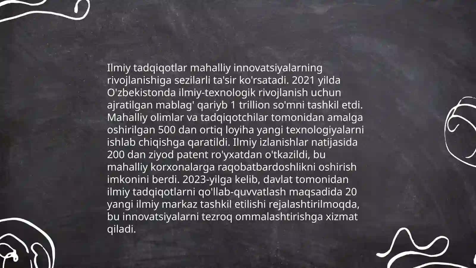 Ilmiy tadqiqotlarning joriy etilish samarasi 3