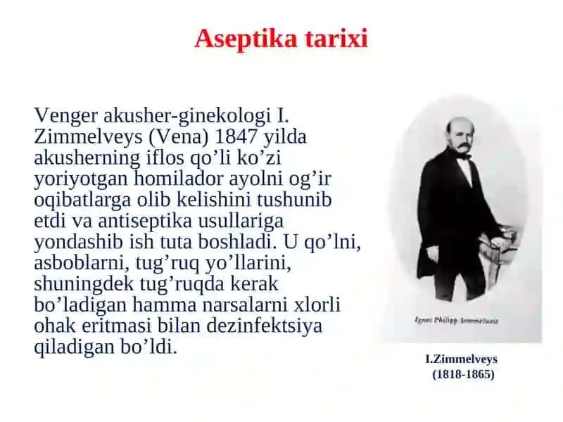 Aseptika va antiseptika asoslari 3