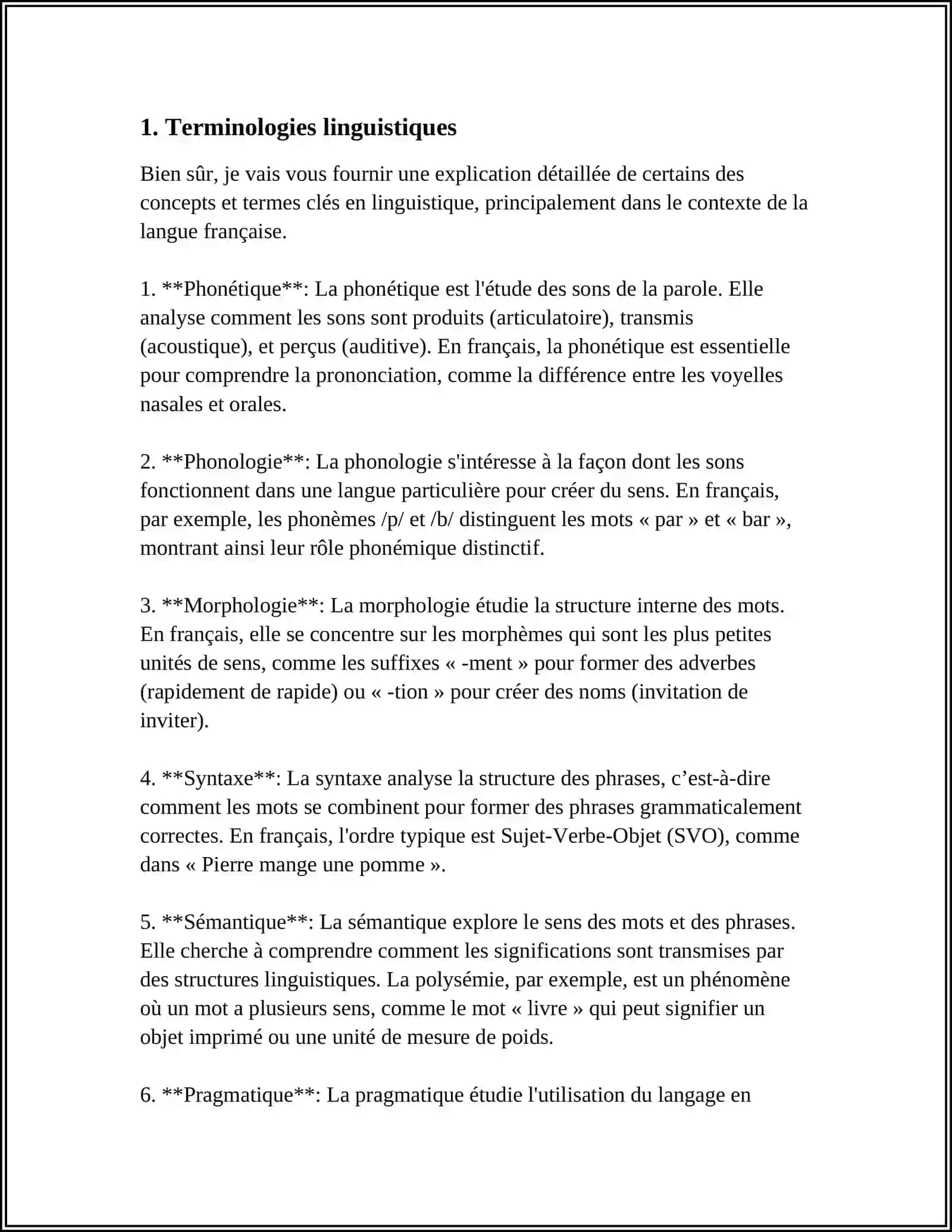 TERMINALOGIES PROFESSIONELLES ET ACADEMIQUE 3