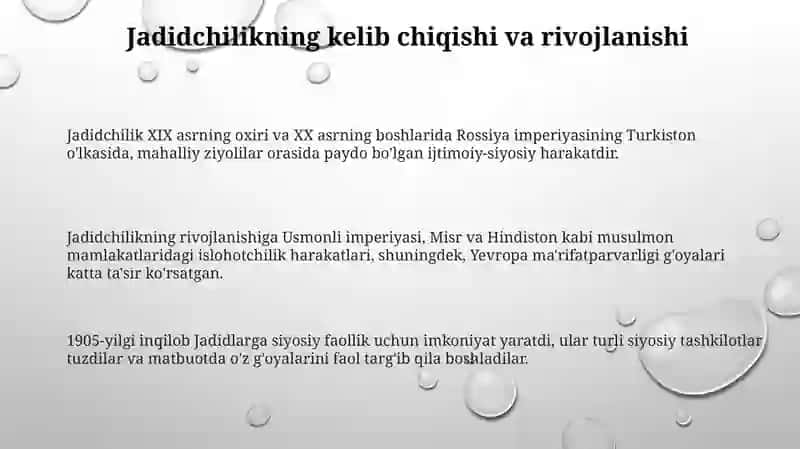 Jadidchilik: Milliy Ta'limning Asosi 3