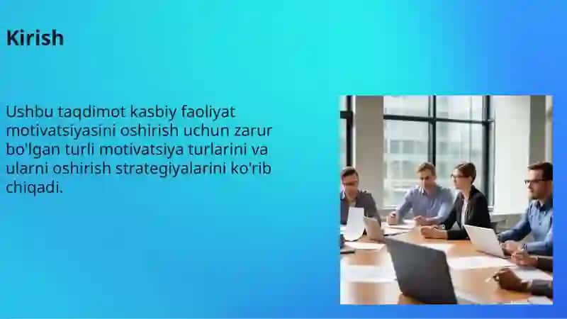 Kasbiy faoliyat motivatsiyasi 3