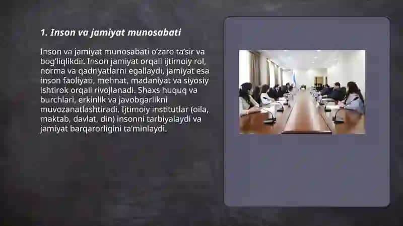Inson jamiyati 3