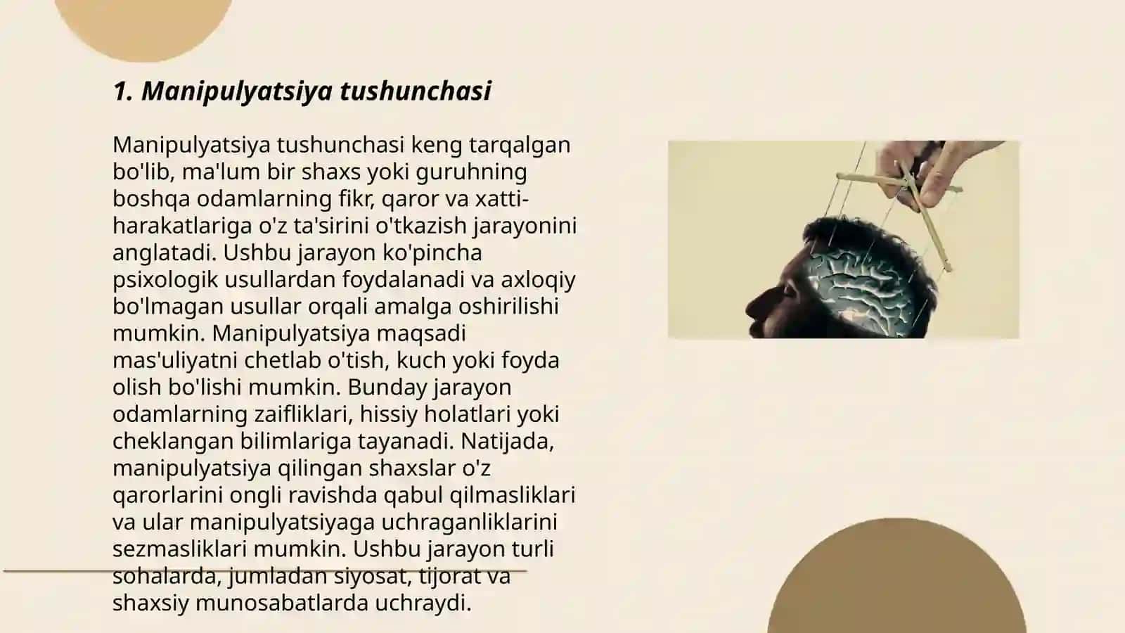 Manipulatsiyani aniqlash 3