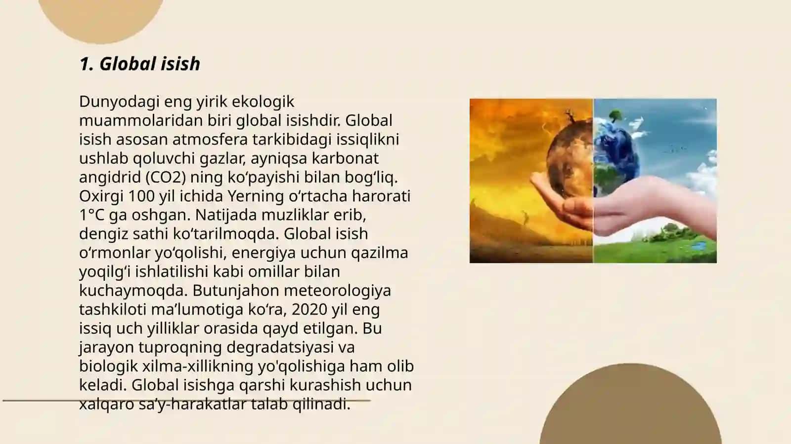 Dunyodagi eng yirik ekologik muommolar 3