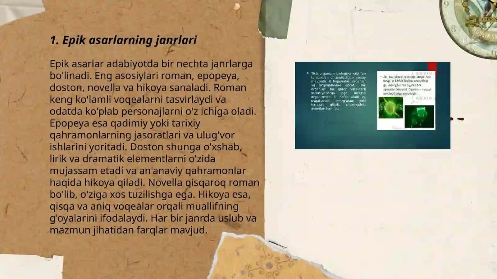 Epik asarlarni tahlil qilish metodikasi 3