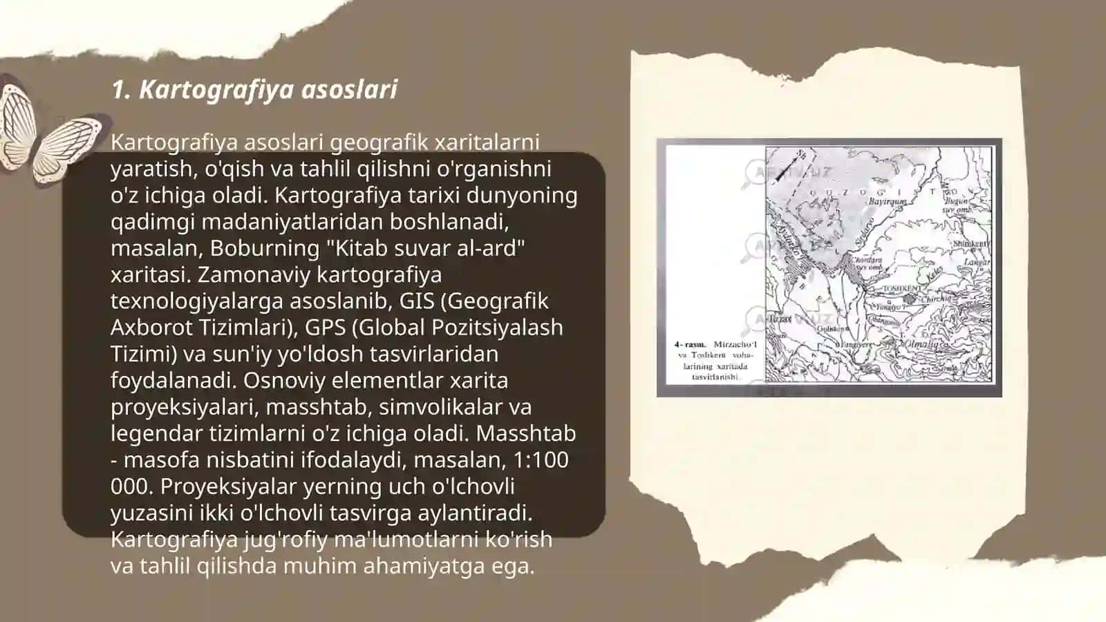 Geografik xaritalarni tahlil qilish va baholash 3