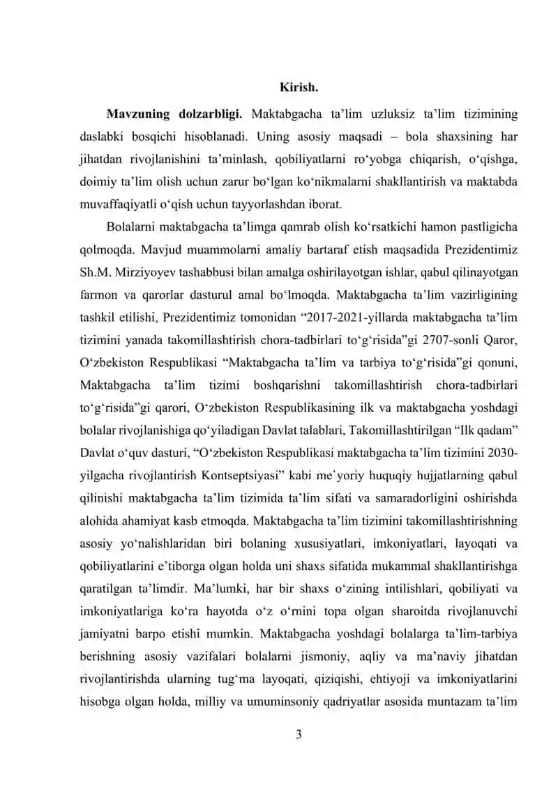 Maktabgacha Ta'lim Tarbiyani Tashkil Etish 3