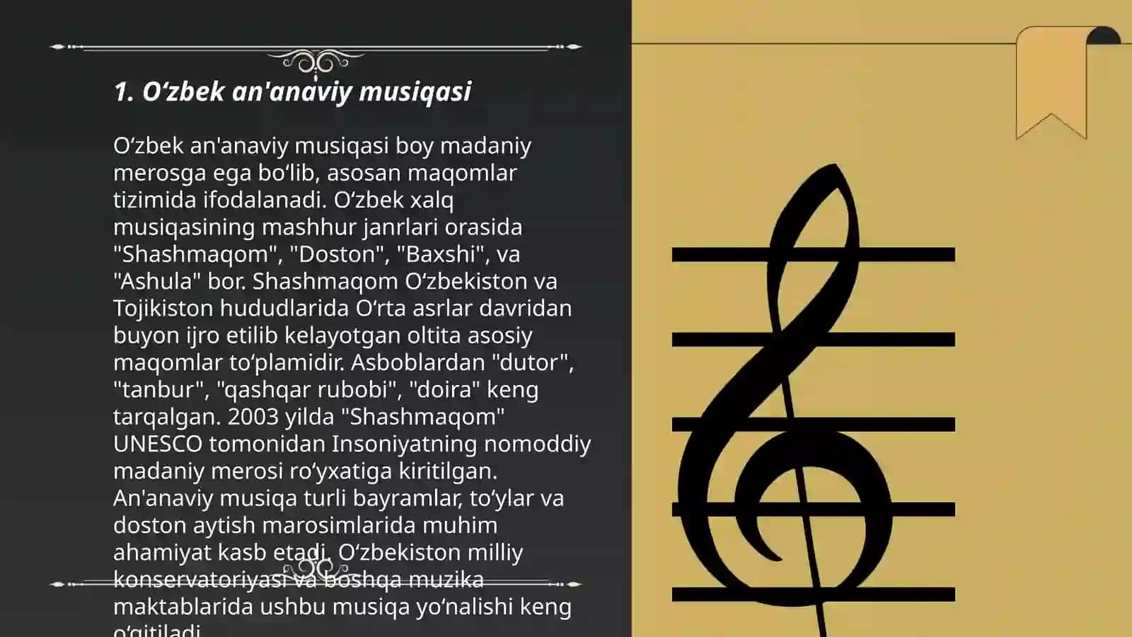 O‘zbek an'anaviy musiqasi 3