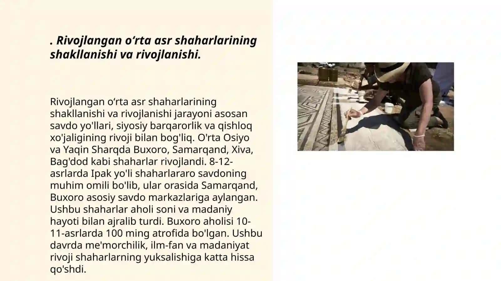 ArxiologiyaOʻrta asrlar 5 asr davri madaniyati 3