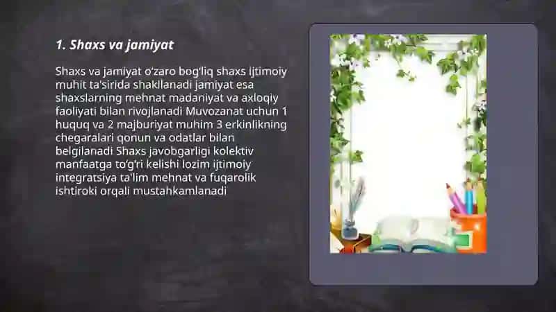 Shaxs va jamiyat 3