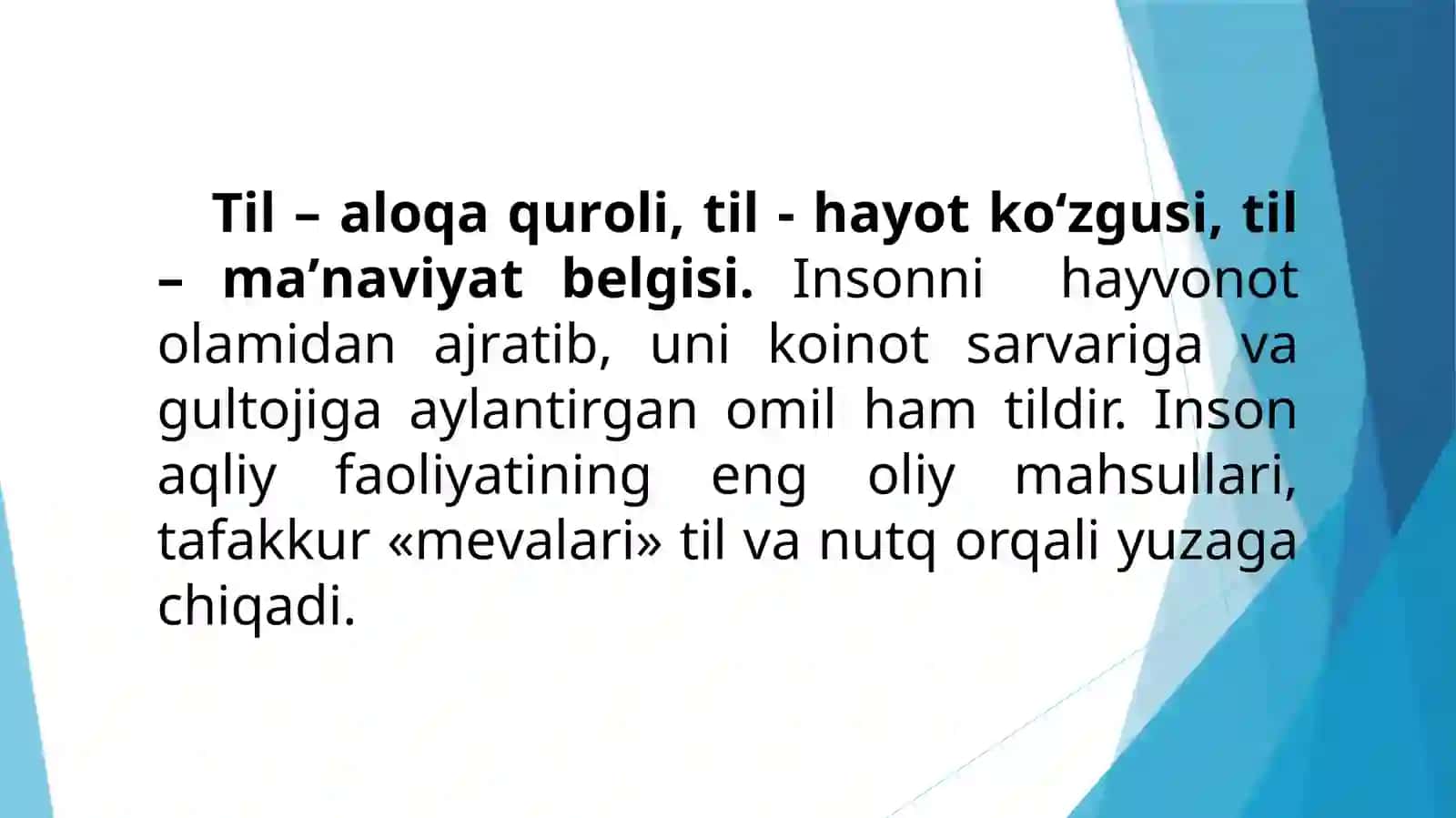 Til va nutq munosabatlari 3