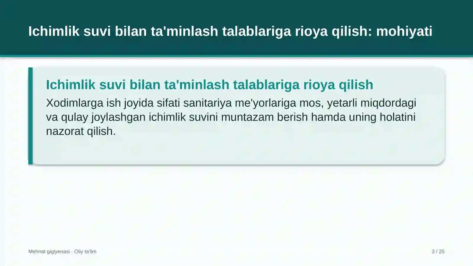 mobil ilovalar ishlab chiqishda ichimlik suvi bilan ta'minlash talablariga rioya qilish 2099 3