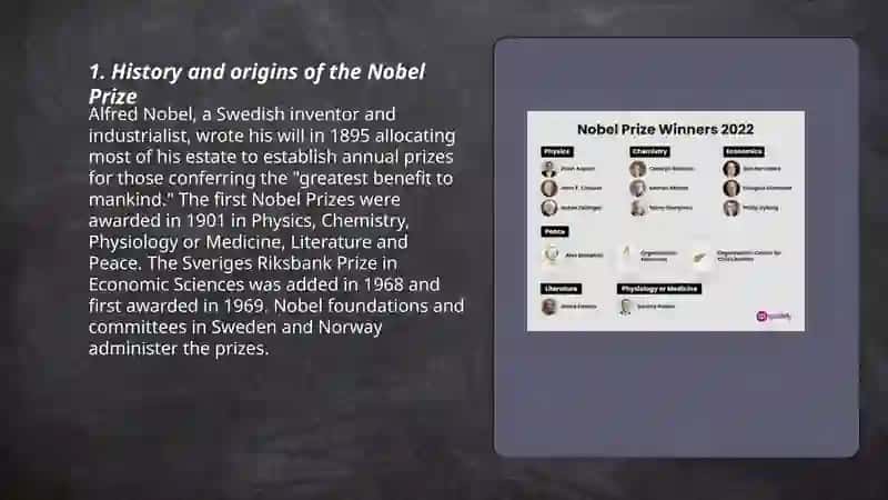 Nobel Prize History and Origins 3