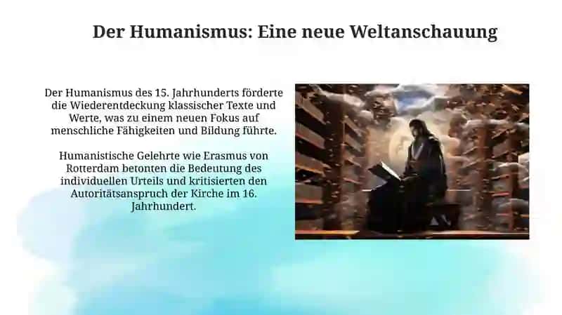 Humanismus und Reformation in der Literatur 3