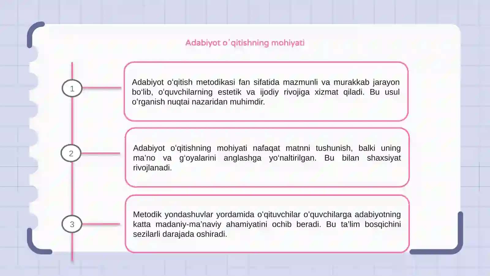 Adabiyot oʻqitish metodikasi 3