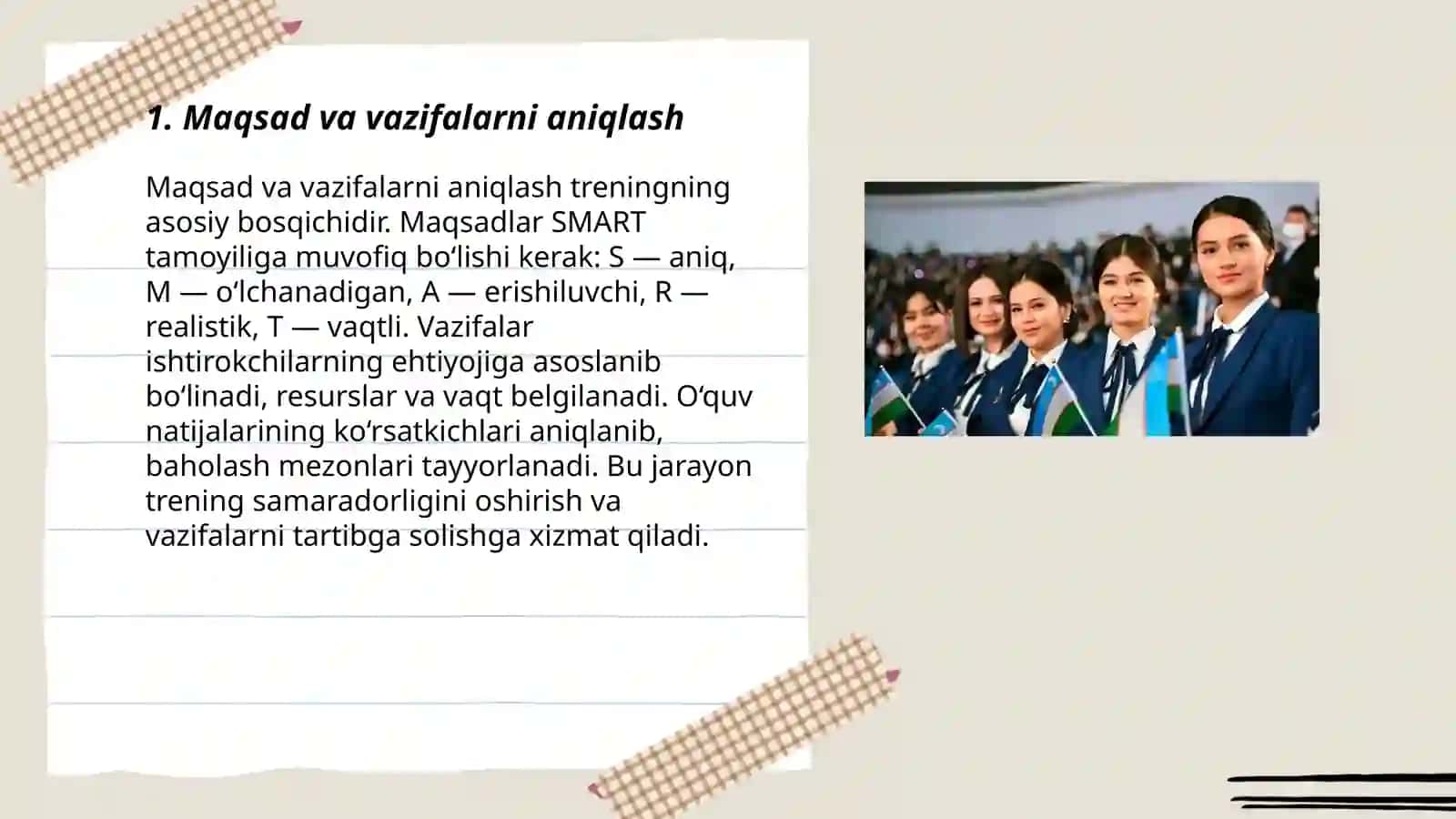Treningni muhim jihatlari 3