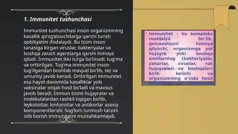 Immunalogiya fani va immunitet 3