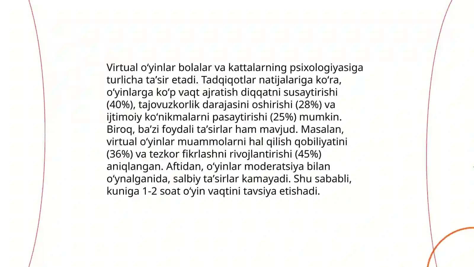 Virtual oʻyinlarning yoshlar ongiga taʼsiri 3