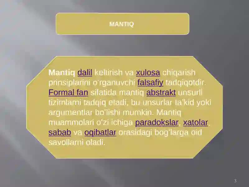 MANTIQ 3
