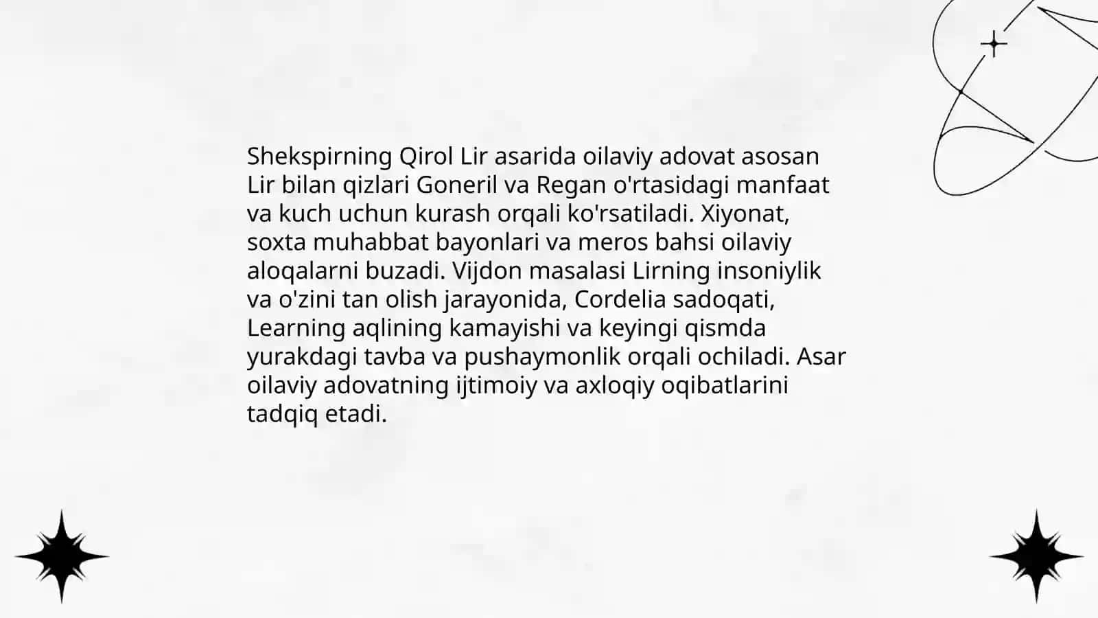 Shekspirning Qiro Lir asaridn 3