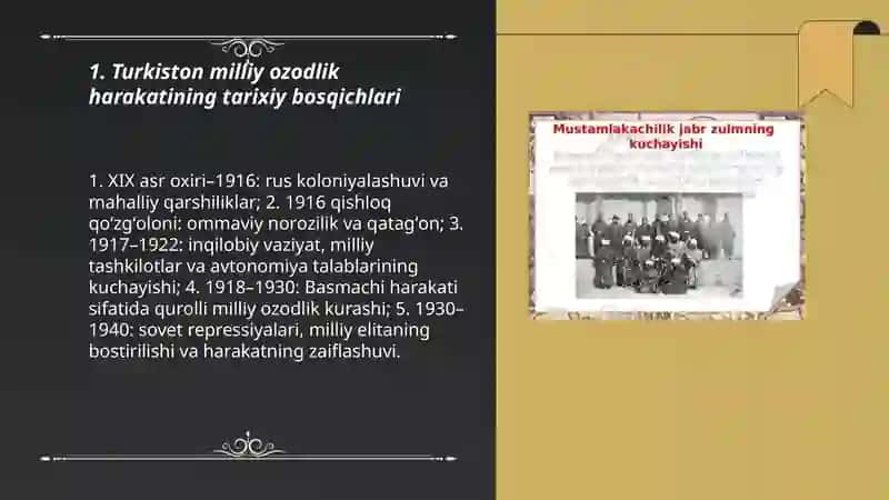 TURKISTON O‘LKASIDAGI MILLIY OZODLIK HARAKATLARI 3