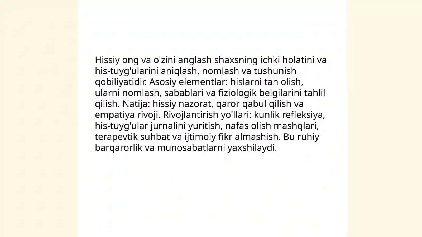 Hissiy Emotsional Sohasi 3
