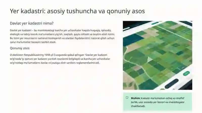 Yer tuzishning iqtisodiy ahamiyati 3