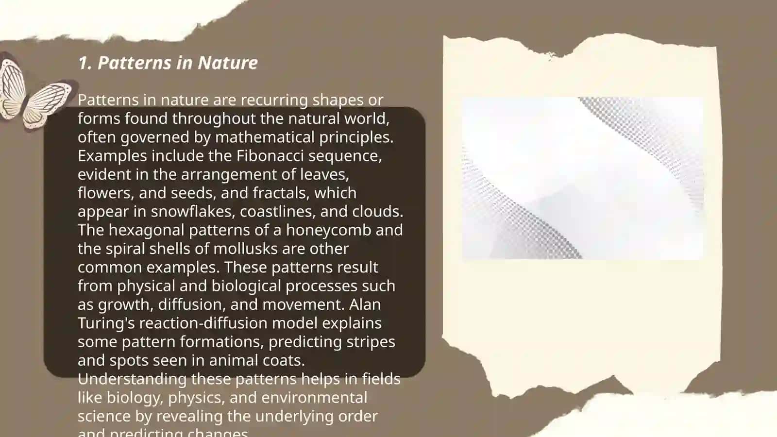 Patterns.It characteristic 3