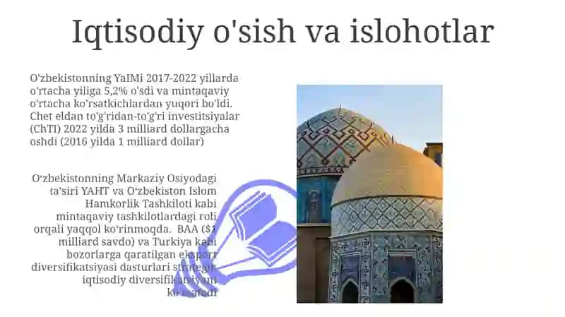 Iqtisodiy o'sish va islohotlar 3