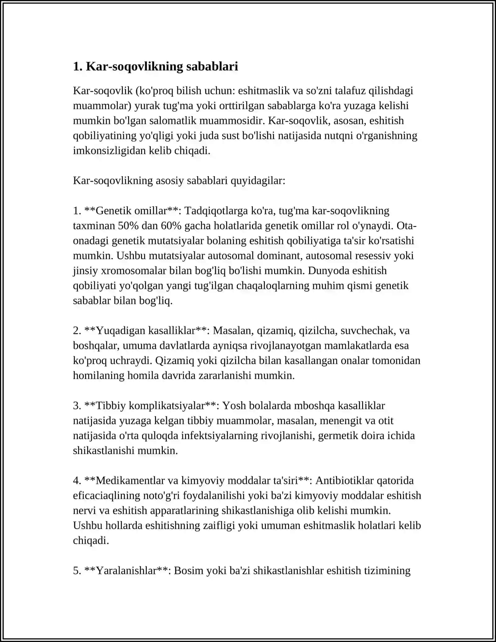 BOLALIK YOSHIDA KAR-SOQOVLIK VA KARLIK 3